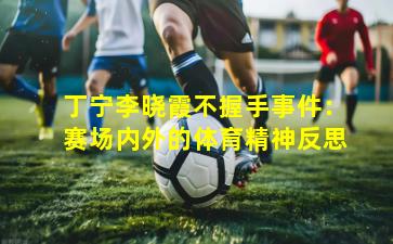 丁宁李晓霞不握手事件:赛场内外的体育精神反思