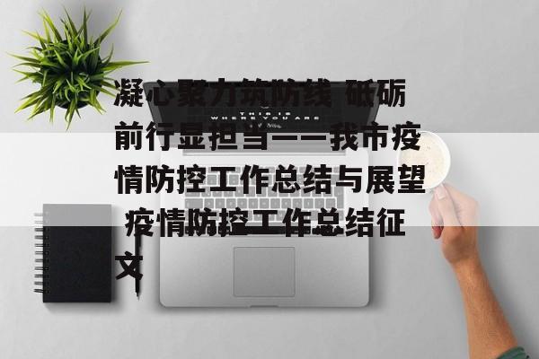 凝心聚力筑防线 砥砺前行显担当——我市疫情防控工作总结与展望 疫情防控工作总结征文